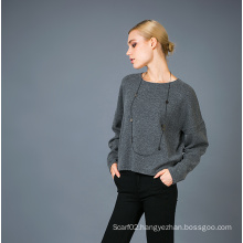 Lady′s Fashion Cashmere Blend Sweater 17brpv004